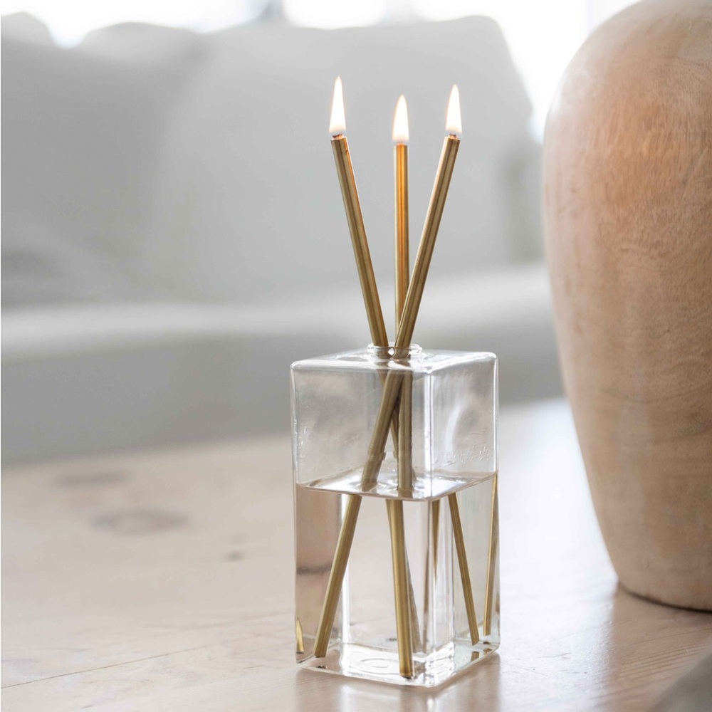 Elegant Gold Candle Holder